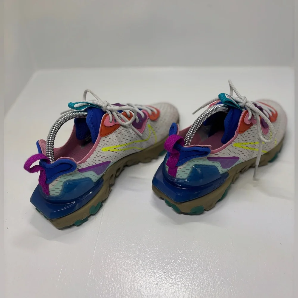 Nike React Vision DMSX Chunky Sneakers Women’s 8.5 Neon Pastel